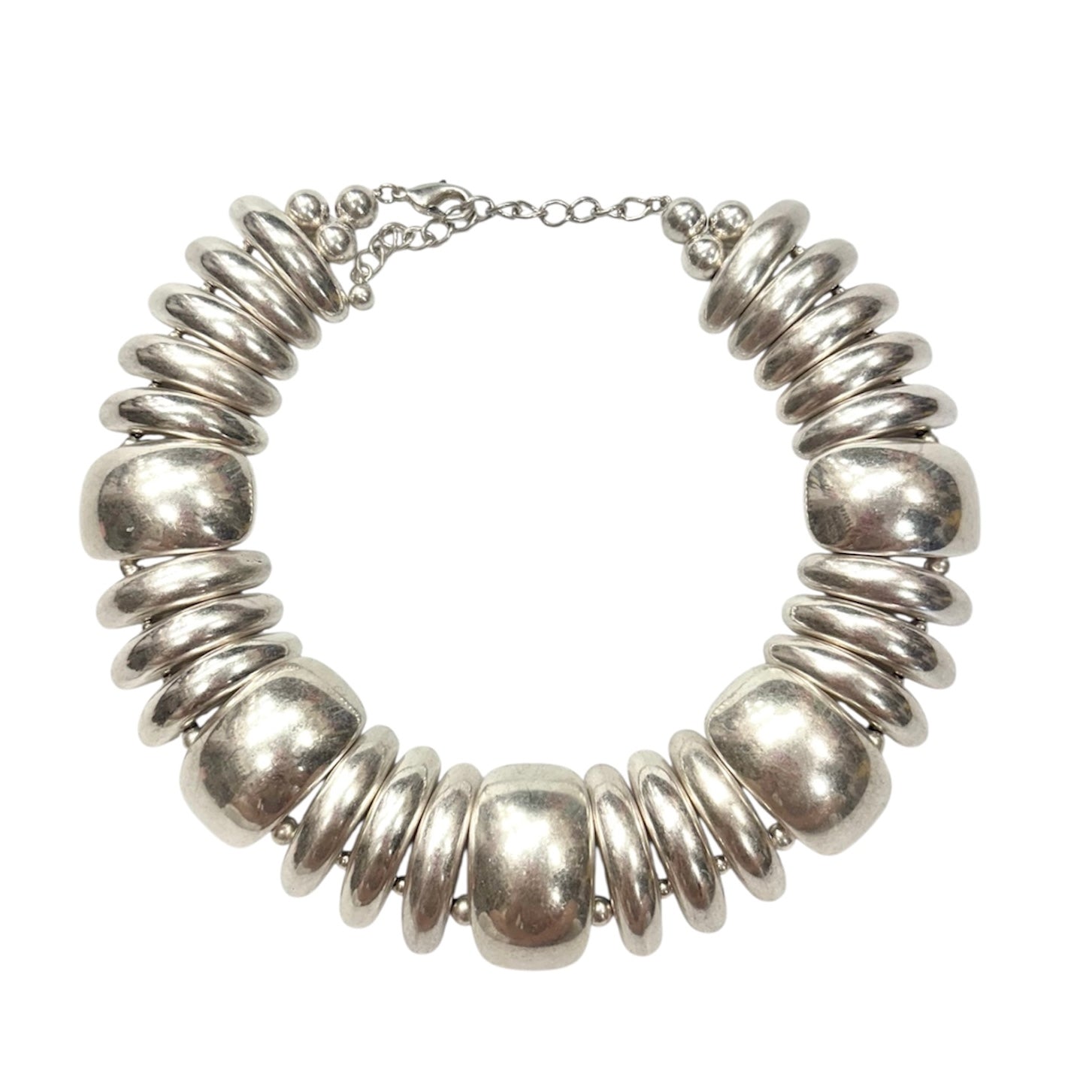 Silver Collar Necklace
