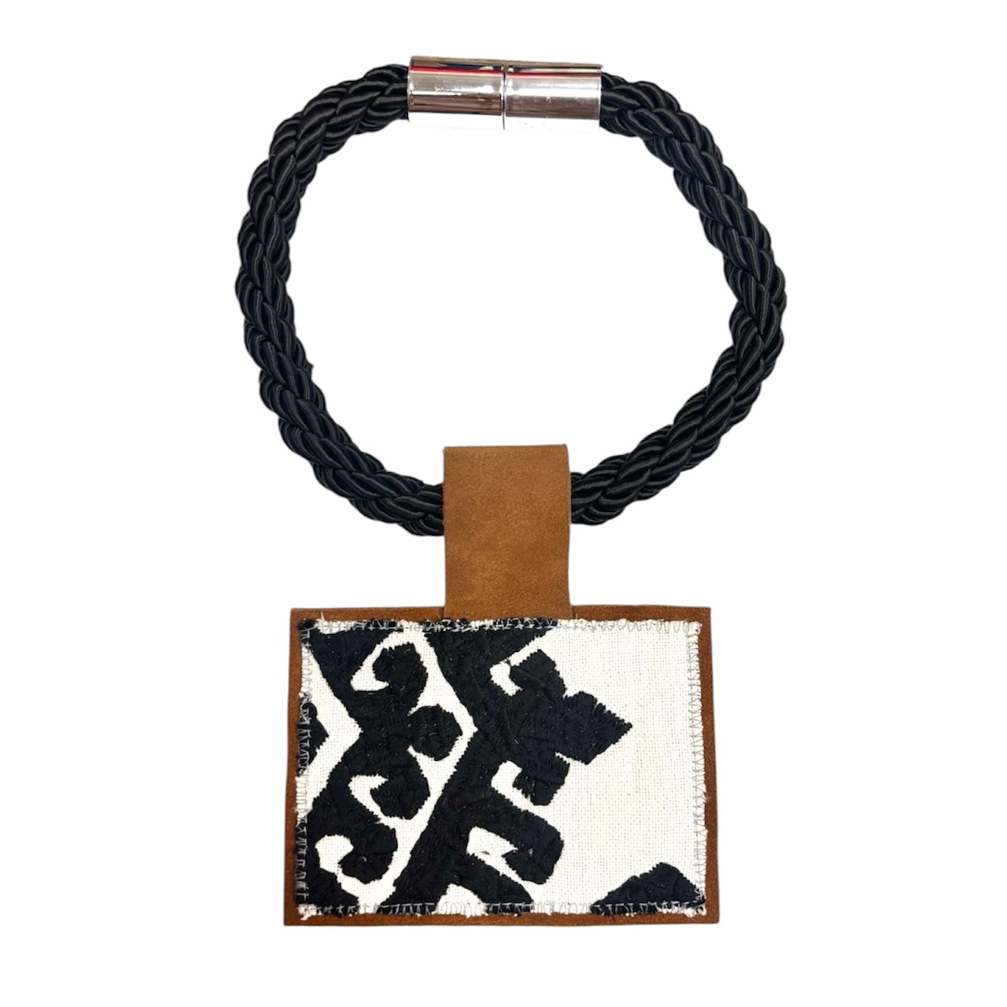 ORIJINAL - BLACK ROPE PENDANT NECKLACE 3