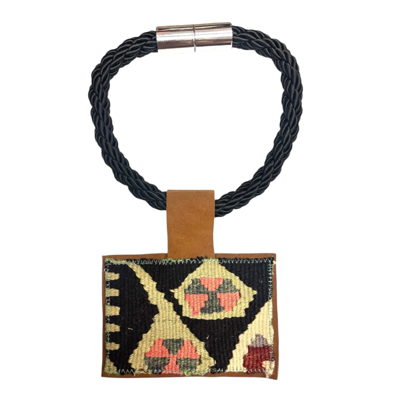 ORIJINAL - BLACK ROPE PENDANT NECKLACE 2