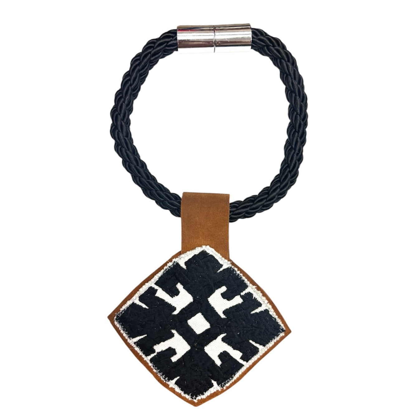 ORIJINAL - BLACK ROPE PENDANT NECKLACE 1