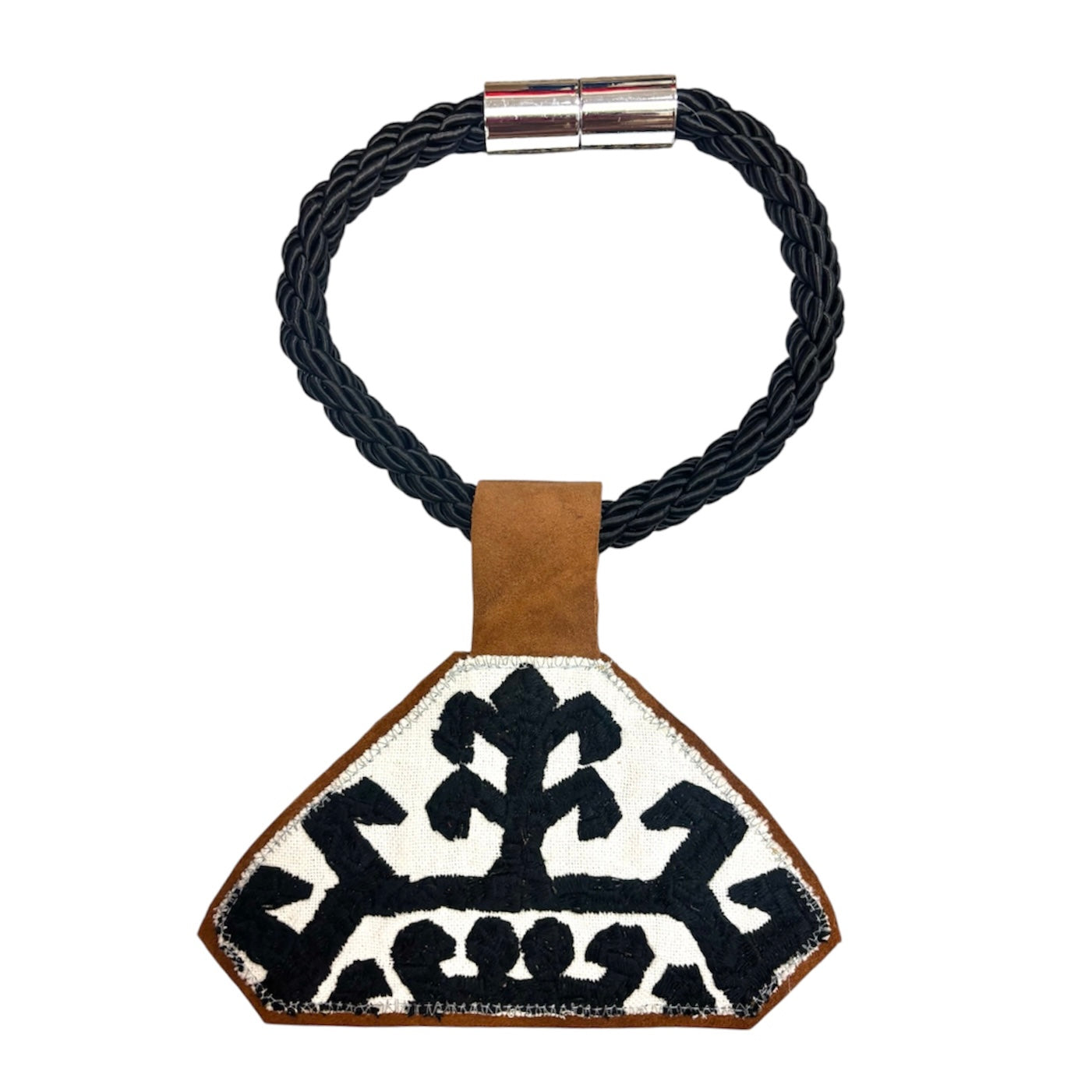 ORIJINAL - BLACK ROPE PENDANT NECKLACE 5