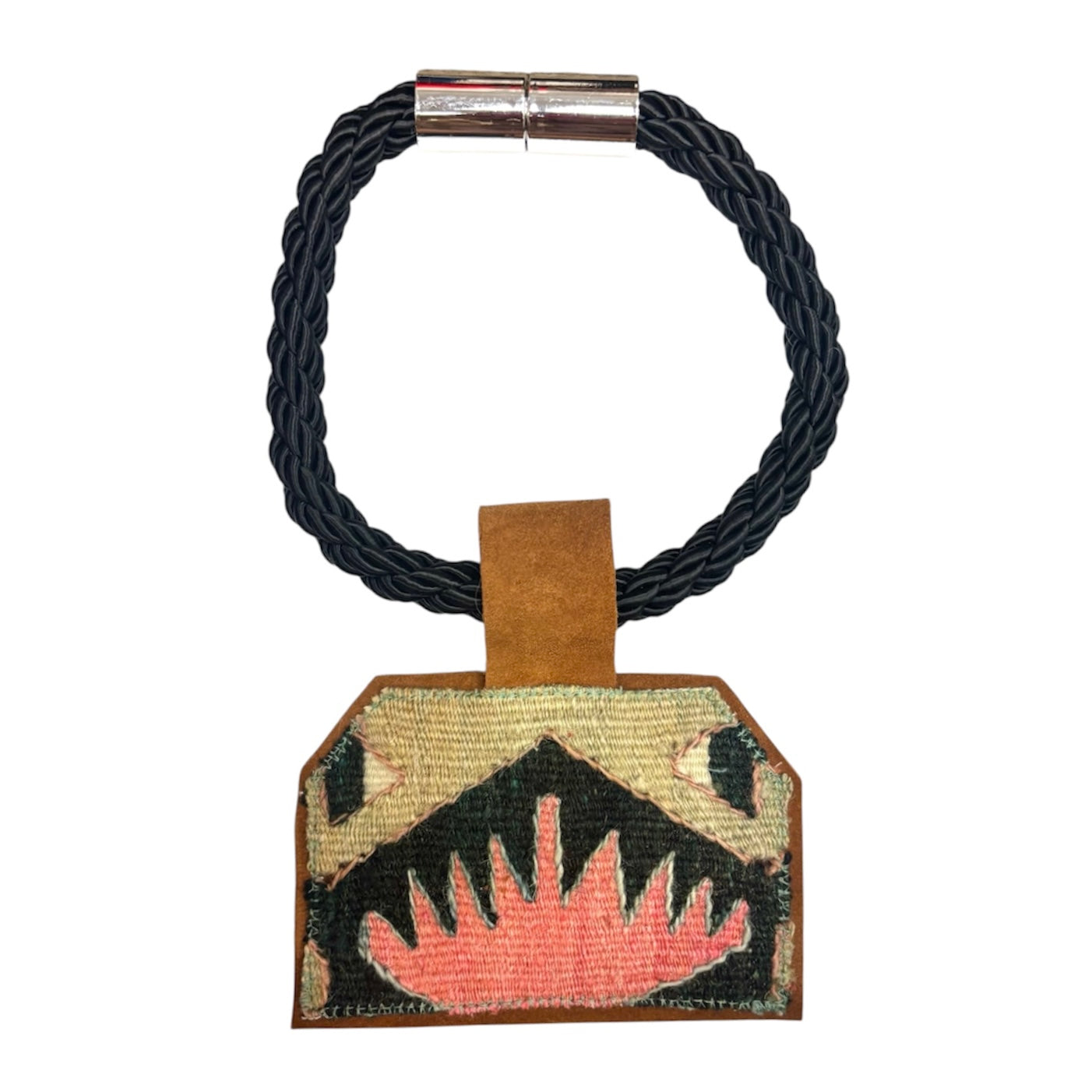 ORIJINAL - BLACK ROPE PENDANT NECKLACE 4