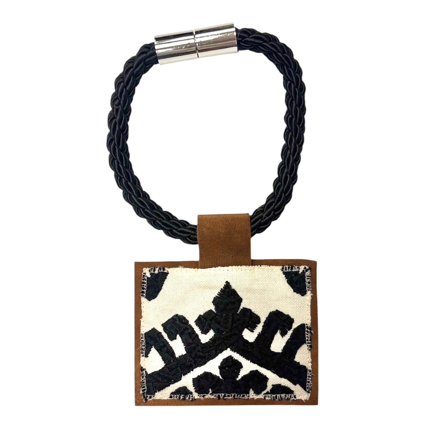 ORIJINAL - BLACK ROPE PENDANT NECKLACE 7