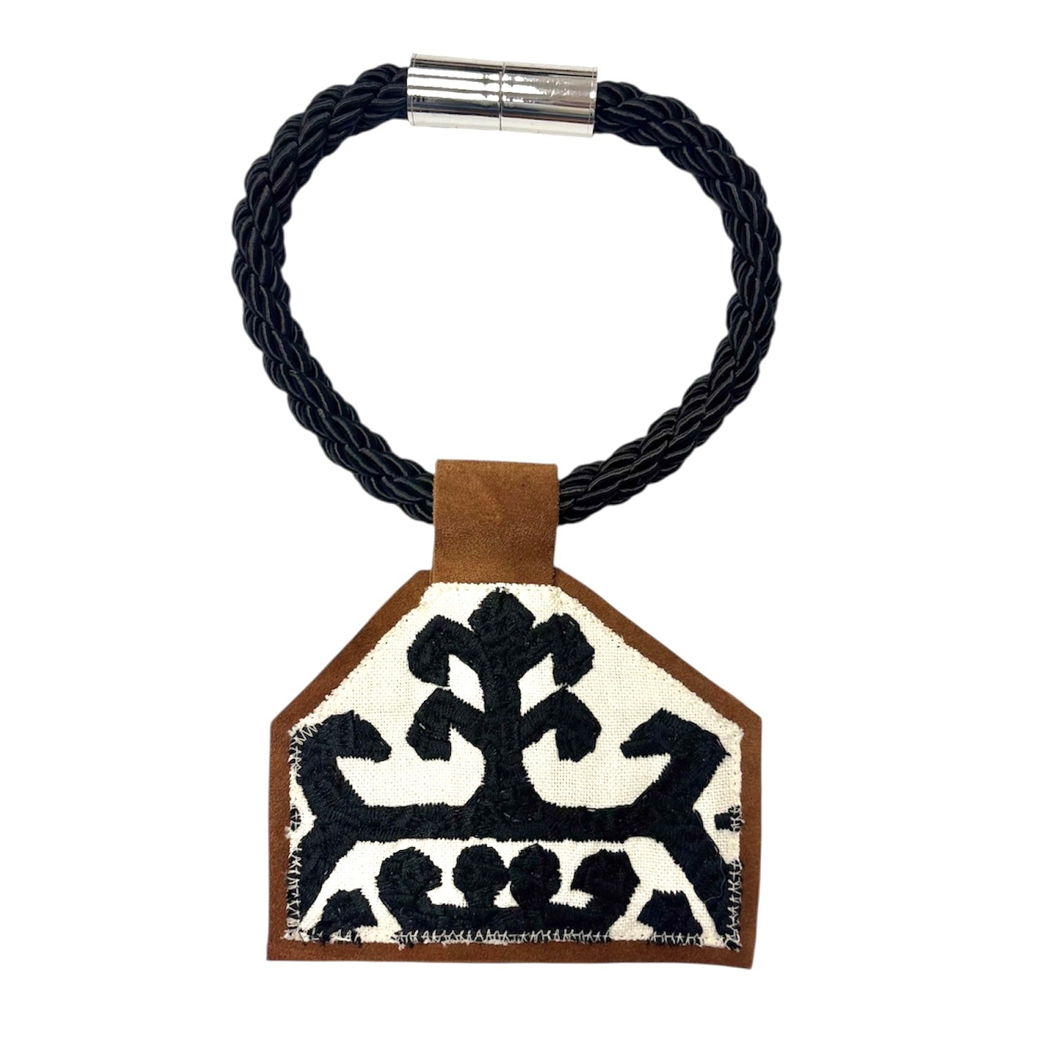 ORIJINAL - BLACK ROPE PENDANT NECKLACE 8