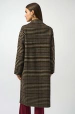 Load image into Gallery viewer, Wool Blend Plaid Double-Faced Coat
