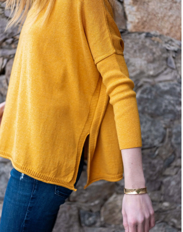 Catalina Crewneck Sweater - Mustard