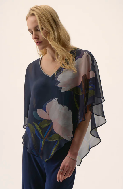 Joseph Ribkoff Floral Print Top