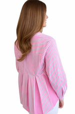 Load image into Gallery viewer, Pink Striped Blouse
