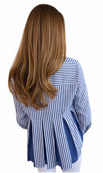 Load image into Gallery viewer, Blue Striped Blouse
