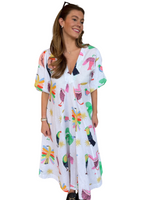 Load image into Gallery viewer, Paradise Bird Maxi Dress
