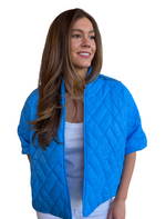 Load image into Gallery viewer, Caryn Lawn Penny Puffer Jacker : Sky Blue
