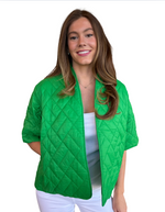Load image into Gallery viewer, Caryn Lawn Penny Puffer Jacker : Kelley Green
