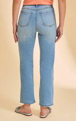 Load image into Gallery viewer, FDJ Pull On Straight Ankle - Medium Blue
