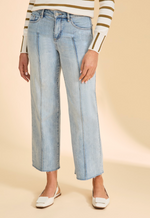 Load image into Gallery viewer, FDJ Olivia Wide Ankle Pant - Pale Wash
