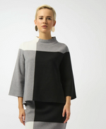 Load image into Gallery viewer, Jacquard Sweater Colour Block Pullover
