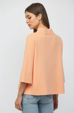 Load image into Gallery viewer, FATE Mock Neck Pullover Sweater - Sherbet Orange
