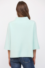 Load image into Gallery viewer, FATE Mock Neck Pullover Sweater - Soft Mint
