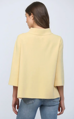 Load image into Gallery viewer, FATE Mock Neck Pullover Sweater - Mellow Yellow
