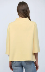 Load image into Gallery viewer, FATE Mock Neck Pullover Sweater - Mellow Yellow
