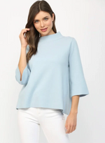 Load image into Gallery viewer, FATE Mock Neck Pullover Sweater - Powder blue
