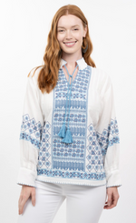 Load image into Gallery viewer, The Santorini Stitch Top
