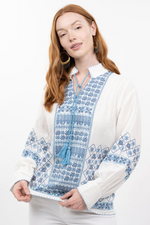 Load image into Gallery viewer, The Santorini Stitch Top
