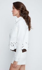 Load image into Gallery viewer, Cutout Jacket - Creme
