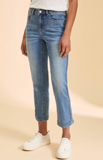 Load image into Gallery viewer, Heart Medium Wash Jean
