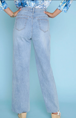 Load image into Gallery viewer, Glitter Wide-Leg Regular Length Jeans
