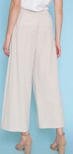 Load image into Gallery viewer, Wide-Leg Cropped Pant - Off White
