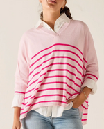 Load image into Gallery viewer, Catalina Vneck Sweater - Blush / Lipstick
