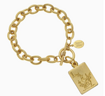 Load image into Gallery viewer, 1 Bam Bird Mahjong Tile Bracelet
