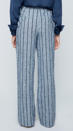 Load image into Gallery viewer, Indigo Business Striped Pant
