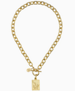 Load image into Gallery viewer, 1 Bam Bird Mahjong Tile Toggle Necklace
