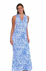 Load image into Gallery viewer, Lulu B Hibiscus Coast Maxi Dress
