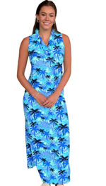 Load image into Gallery viewer, Lulu B Palm Tree Maxi Dress
