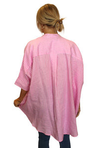 CLEM SHIRT - Pink Stripe