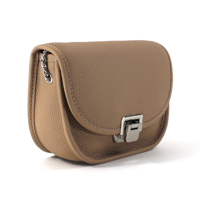 LEATHER CROSSBODY - Brown