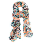 Load image into Gallery viewer, TURQUOISE SOUTHWESTERN SCARF
