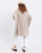 Load image into Gallery viewer, Chelsea Cotton Cashmere Kimono - Taupe
