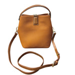 Load image into Gallery viewer, GENUINE LEATHER TOP HANDLE BAG - Camel
