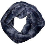 Load image into Gallery viewer, FUZZY INFINITY SCARF - CHARCOAL
