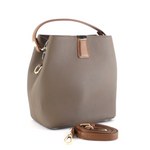 Load image into Gallery viewer, GENUINE LEATHER TOP HANDLE BAG - Cocoa
