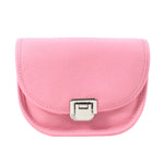Load image into Gallery viewer, LEATHER CROSSBODY - Bubblegum Pink
