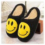 Load image into Gallery viewer, SMILEY SLIPPERS - Black
