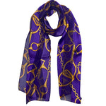 Load image into Gallery viewer, SNAFFLE BITS SCARF - PURPLE

