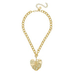 Load image into Gallery viewer, LILY PAD CHAIN NECKLACE
