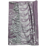 Load image into Gallery viewer, FLORAL SCARF - PURPLE

