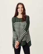 Load image into Gallery viewer, Catalina Sweater - Juniper Stripes
