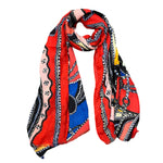 Load image into Gallery viewer, HORSE SCARF - RED
